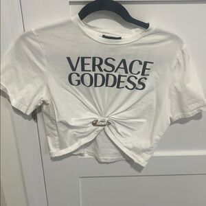 Versace Goddess White Tee